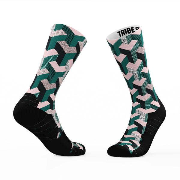 Cotton Athletic Crew Socks - Custom Branded Promotional Custom