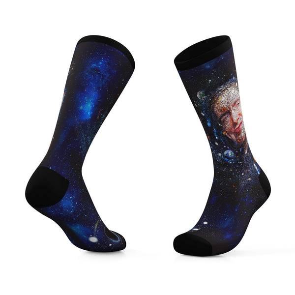 Stephen Hawking Memorial Socks